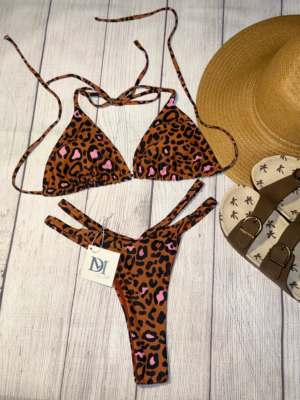 Wild Elegance High Cut Bikini